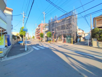 �O�ʓ��H�܂ތ��n�ʐ^�@-