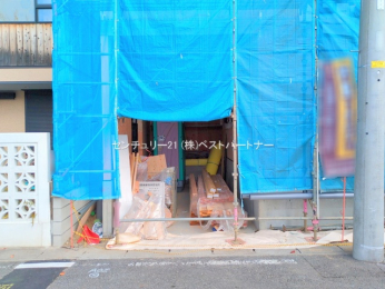 �O�ʓ��H�܂ތ��n�ʐ^�@-