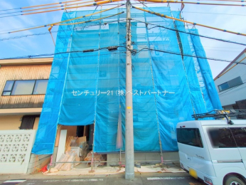 �O�ʓ��H�܂ތ��n�ʐ^�@-