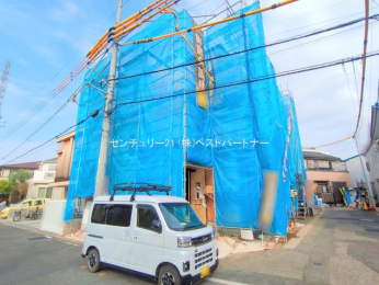 �O�ʓ��H�܂ތ��n�ʐ^�@-