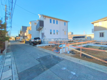 �O�ʓ��H�܂ތ��n�ʐ^�@-