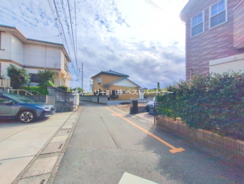 �O�ʓ��H�܂ތ��n�ʐ^�@-