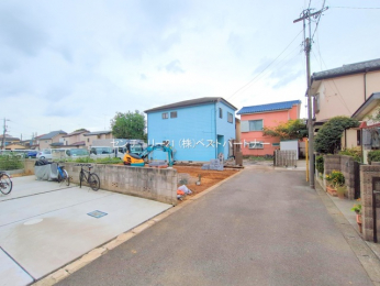 �O�ʓ��H�܂ތ��n�ʐ^�@-