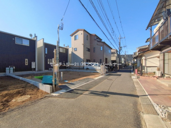 �O�ʓ��H�܂ތ��n�ʐ^�@-