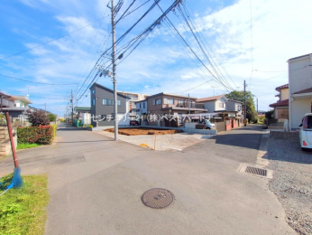 �O�ʓ��H�܂ތ��n�ʐ^�@-