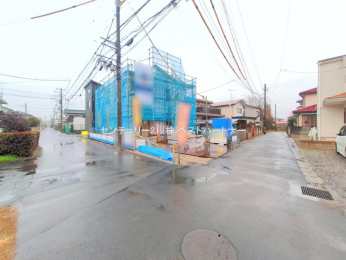 �O�ʓ��H�܂ތ��n�ʐ^�@-