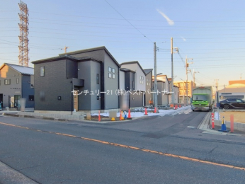 �O�ʓ��H�܂ތ��n�ʐ^�@-