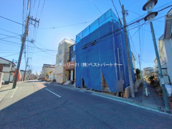 �O�ʓ��H�܂ތ��n�ʐ^�@-