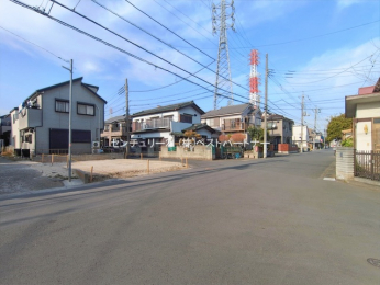 �O�ʓ��H�܂ތ��n�ʐ^�@-