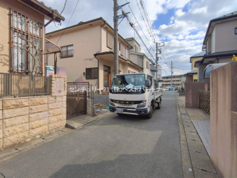 �O�ʓ��H�܂ތ��n�ʐ^�@-