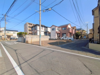 �O�ʓ��H�܂ތ��n�ʐ^�@-