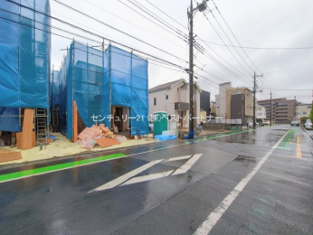 �O�ʓ��H�܂ތ��n�ʐ^�@-