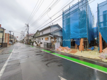 �O�ʓ��H�܂ތ��n�ʐ^�@-