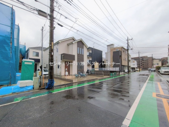 �O�ʓ��H�܂ތ��n�ʐ^�@-