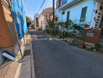 �O�ʓ��H�܂ތ��n�ʐ^�@-