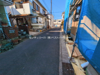 �O�ʓ��H�܂ތ��n�ʐ^�@-