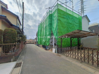 �O�ʓ��H�܂ތ��n�ʐ^�@-