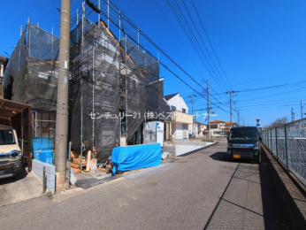 �O�ʓ��H�܂ތ��n�ʐ^�@-