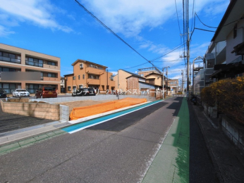 �O�ʓ��H�܂ތ��n�ʐ^�@-