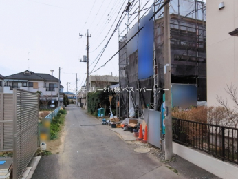 �O�ʓ��H�܂ތ��n�ʐ^�@-