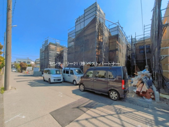 �O�ʓ��H�܂ތ��n�ʐ^�@-