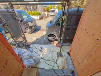 �O�ʓ��H�܂ތ��n�ʐ^�@-