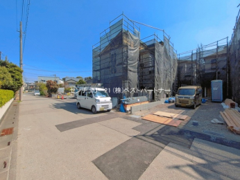 �O�ʓ��H�܂ތ��n�ʐ^�@-