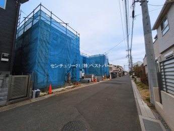 �O�ʓ��H�܂ތ��n�ʐ^�@-