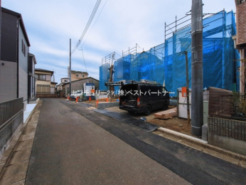 �O�ʓ��H�܂ތ��n�ʐ^�@-