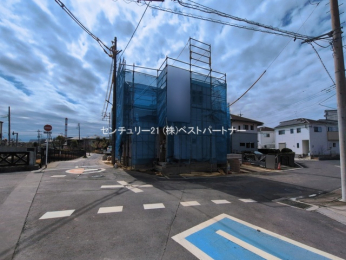 �O�ʓ��H�܂ތ��n�ʐ^�@-