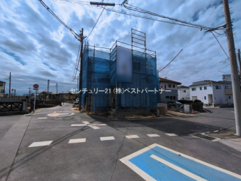 �O�ʓ��H�܂ތ��n�ʐ^�@-