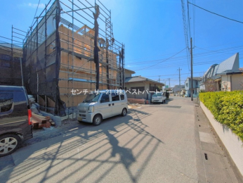 �O�ʓ��H�܂ތ��n�ʐ^�@-