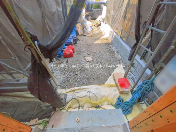 �O�ʓ��H�܂ތ��n�ʐ^�@-