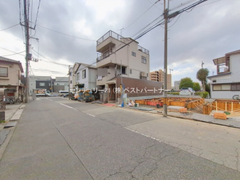 �O�ʓ��H�܂ތ��n�ʐ^�@-