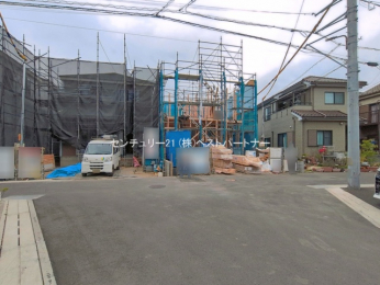 �O�ʓ��H�܂ތ��n�ʐ^�@-