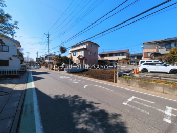 �O�ʓ��H�܂ތ��n�ʐ^�@-