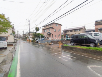 �O�ʓ��H�܂ތ��n�ʐ^�@-