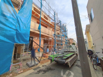 �O�ʓ��H�܂ތ��n�ʐ^�@-