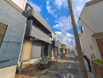 �O�ʓ��H�܂ތ��n�ʐ^�@-