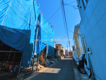 �O�ʓ��H�܂ތ��n�ʐ^�@-