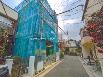 �O�ʓ��H�܂ތ��n�ʐ^�@-