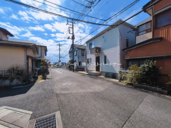 �O�ʓ��H�܂ތ��n�ʐ^�@-