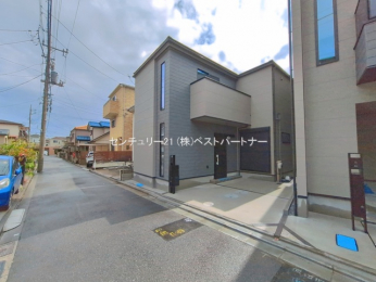 �O�ʓ��H�܂ތ��n�ʐ^�@-