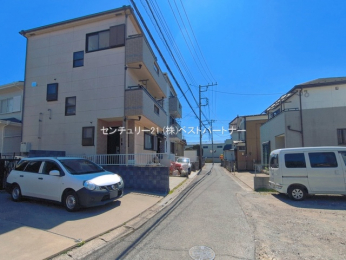 �O�ʓ��H�܂ތ��n�ʐ^�@-