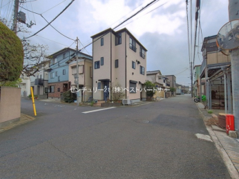 �O�ʓ��H�܂ތ��n�ʐ^�@-