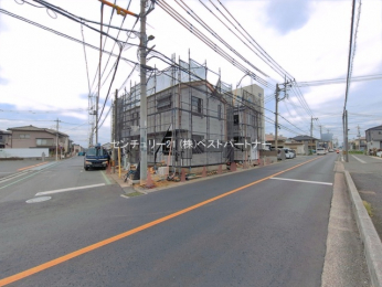 �O�ʓ��H�܂ތ��n�ʐ^�@-