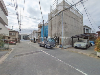 �O�ʓ��H�܂ތ��n�ʐ^�@-