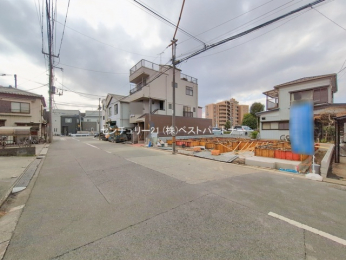 �O�ʓ��H�܂ތ��n�ʐ^�@-