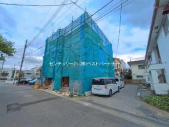 �O�ʓ��H�܂ތ��n�ʐ^�@-