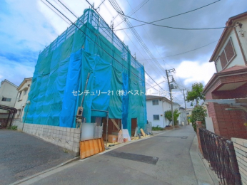 �O�ʓ��H�܂ތ��n�ʐ^�@-